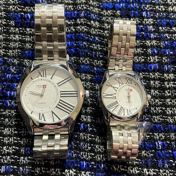 Swiss light couple watches, brand new - Picture 6 of 8